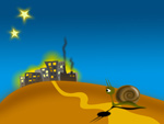 El caracol errante