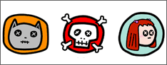 Cute Dead Icons